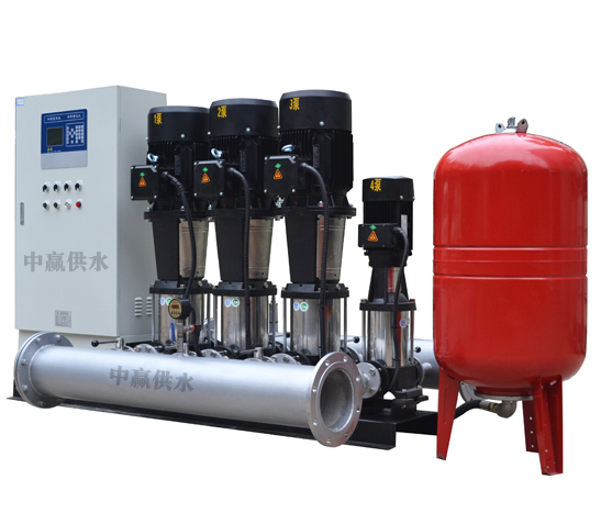 變頻恒壓供水系統(tǒng)主要由PLC、變頻器、觸摸屏、壓力變送器、動力及控制線路以及泵組組成